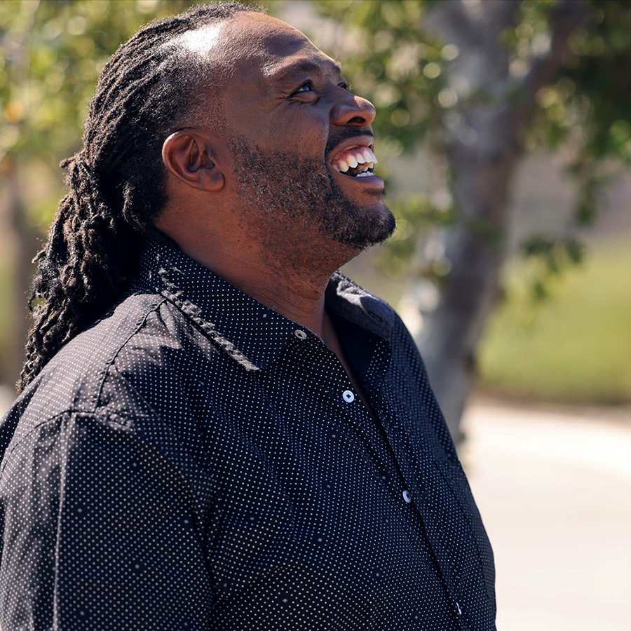 Congregation worshipping